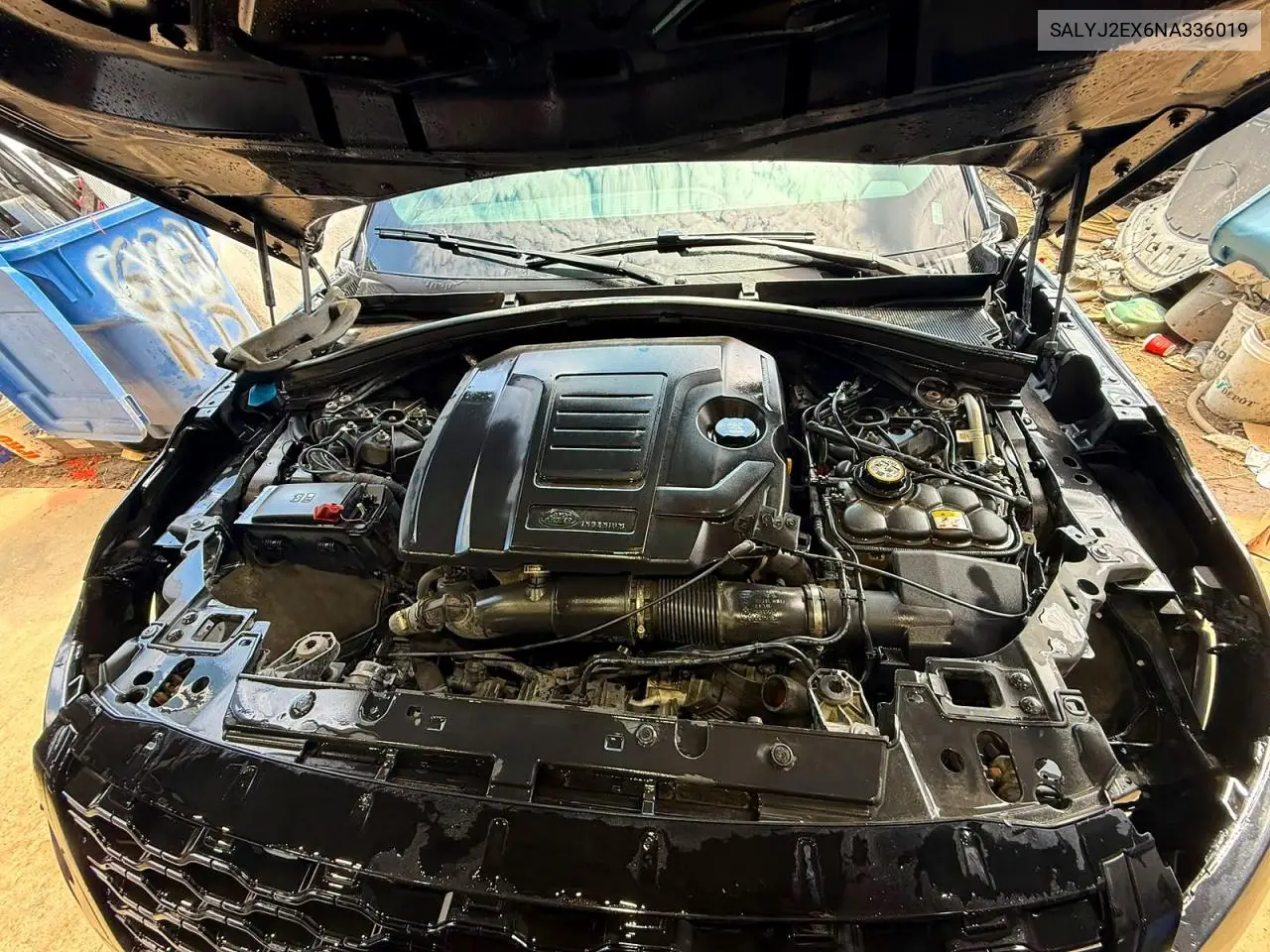 2022 Land Rover Range Rover Velar S VIN: SALYJ2EX6NA336019 Lot: 60468656