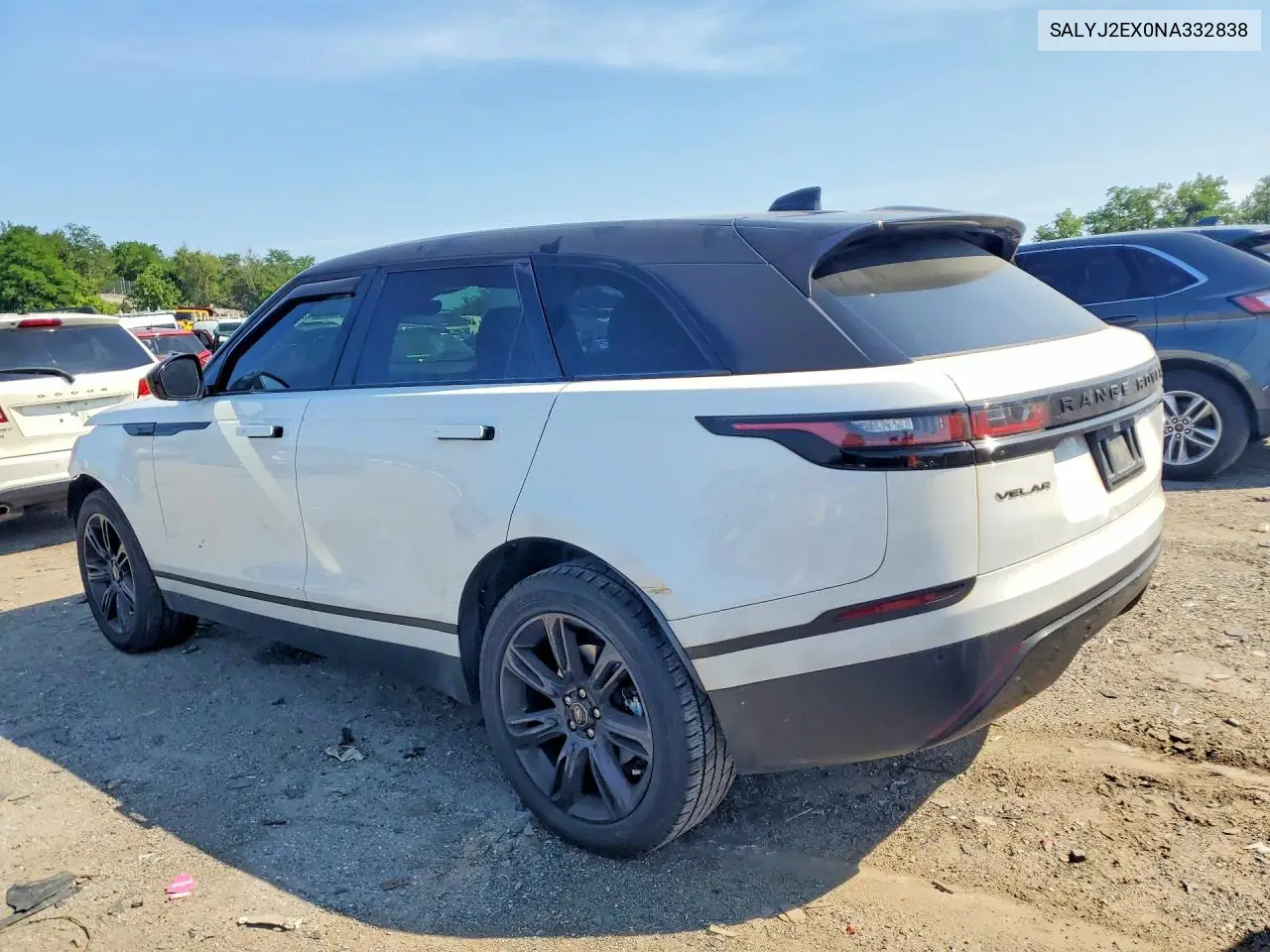 2022 Land Rover Range Rover Velar S VIN: SALYJ2EX0NA332838 Lot: 60764186