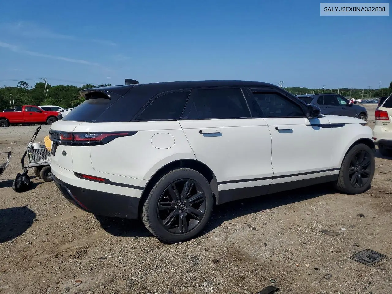 2022 Land Rover Range Rover Velar S VIN: SALYJ2EX0NA332838 Lot: 60764186