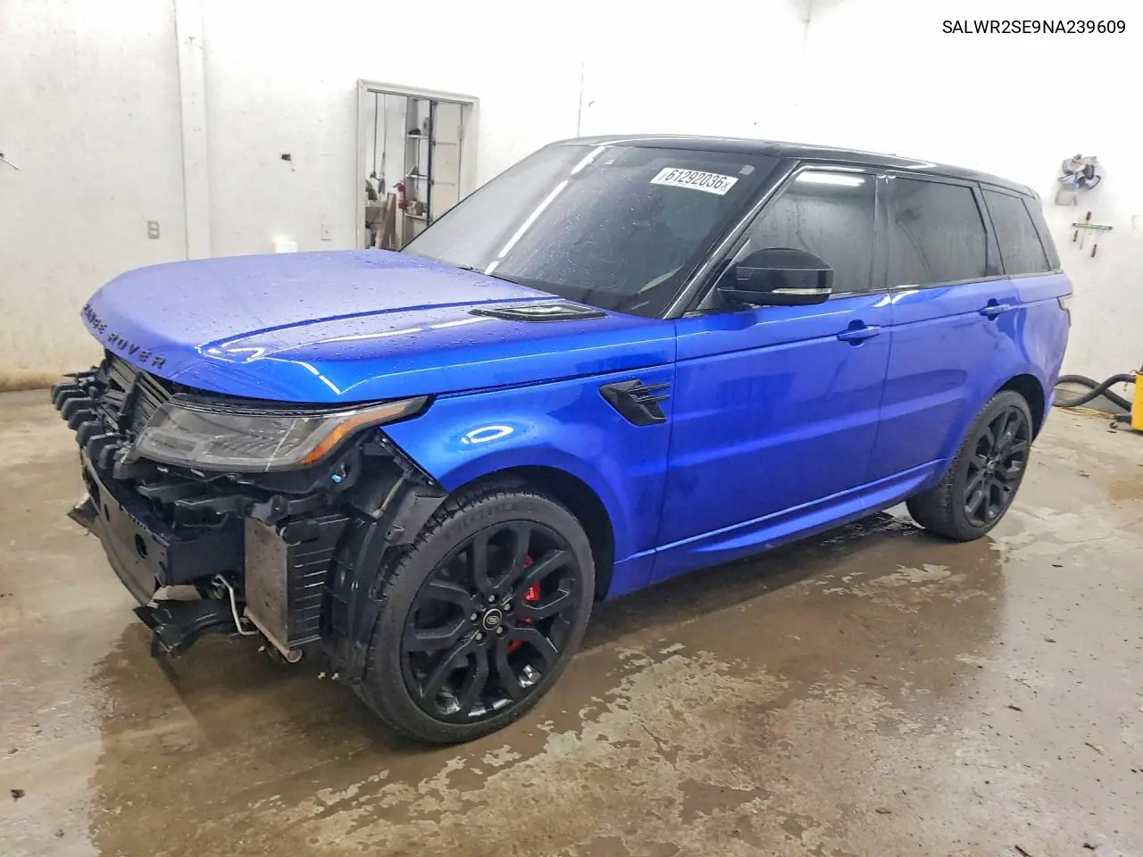 2022 Land Rover Range Rover Sport Hse Dynamic VIN: SALWR2SE9NA239609 Lot: 61292036