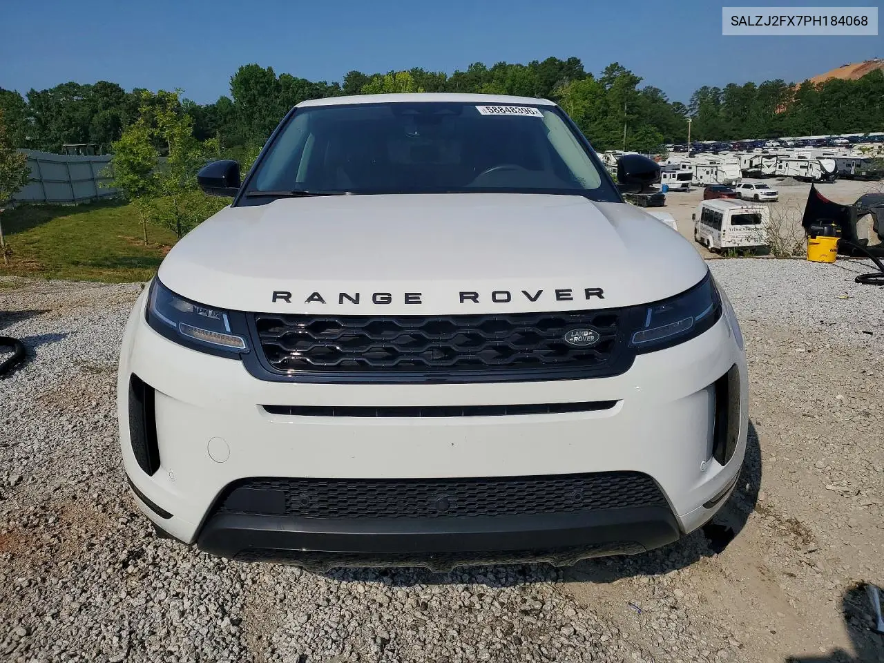 2023 Land Rover Range Rover Evoque S VIN: SALZJ2FX7PH184068 Lot: 58848396