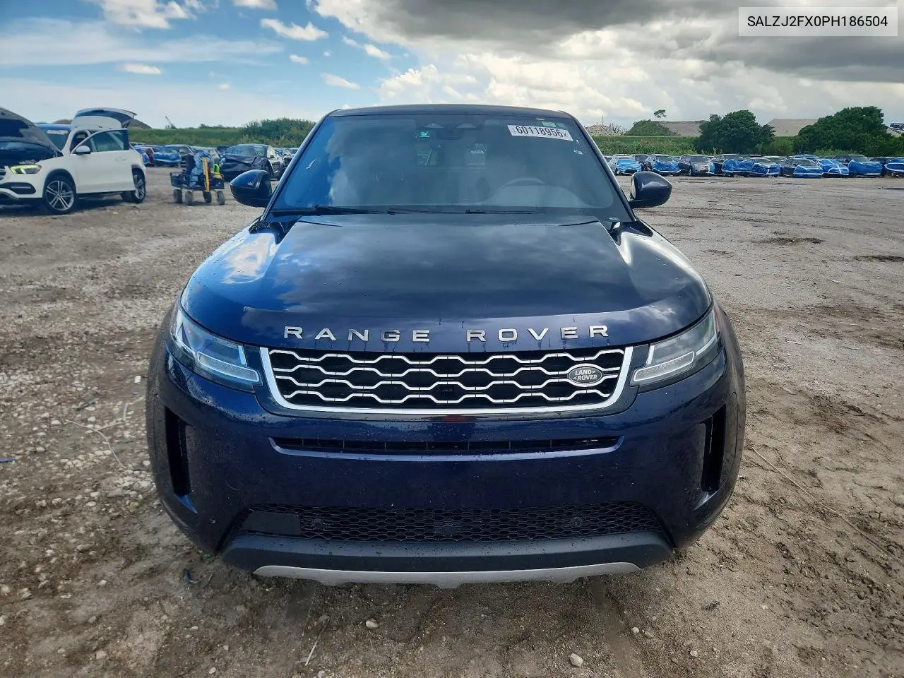2023 Land Rover Range Rover Evoque S VIN: SALZJ2FX0PH186504 Lot: 60118956