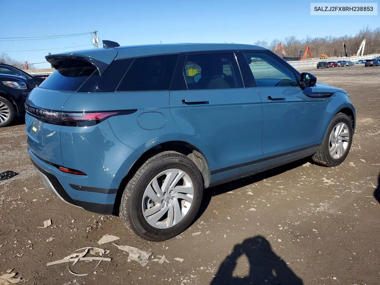 2024 Land Rover Range Rover Evoque S VIN: SALZJ2FX8RH238853 Lot: 47240576