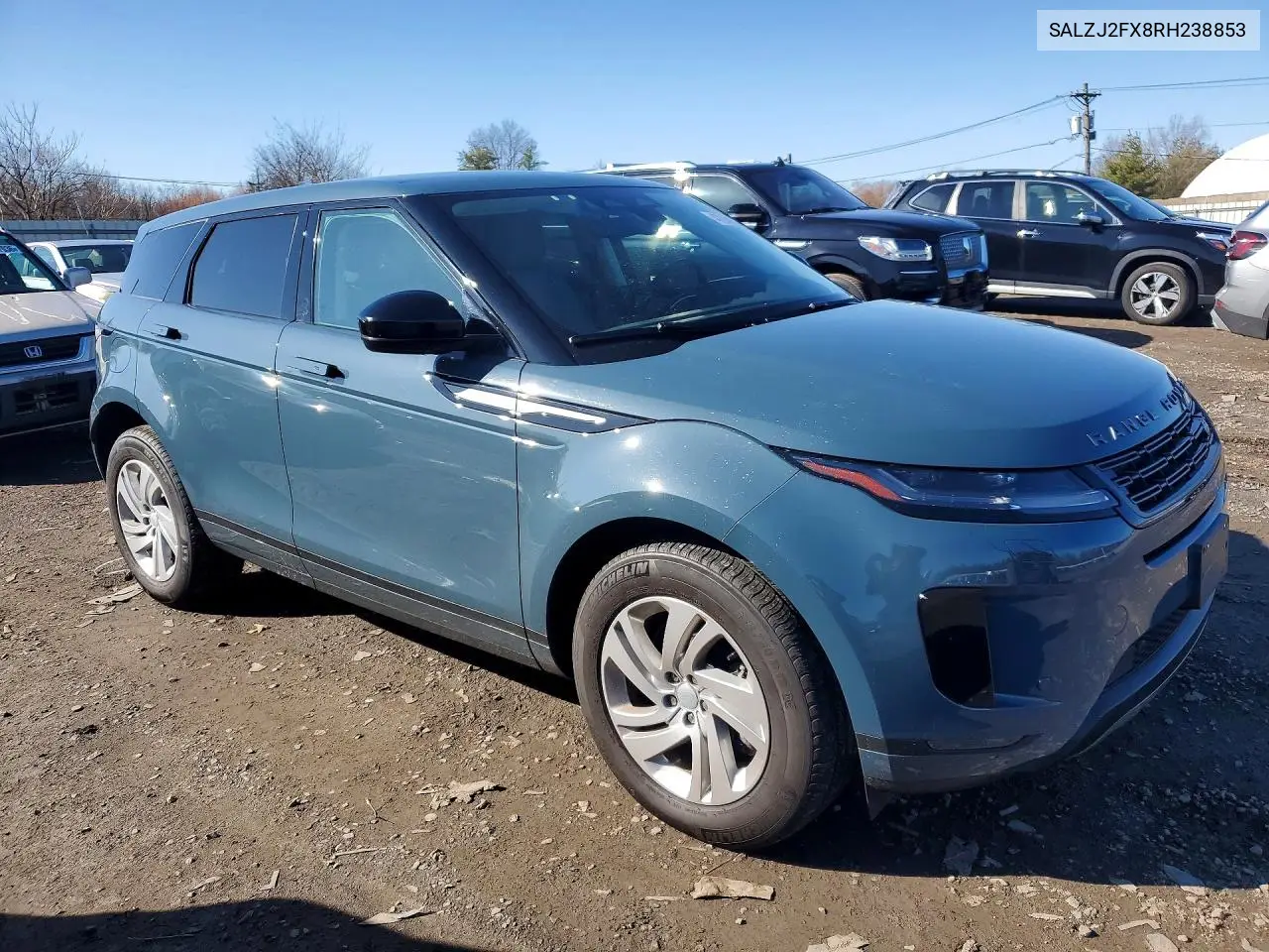 2024 Land Rover Range Rover Evoque S VIN: SALZJ2FX8RH238853 Lot: 47240576