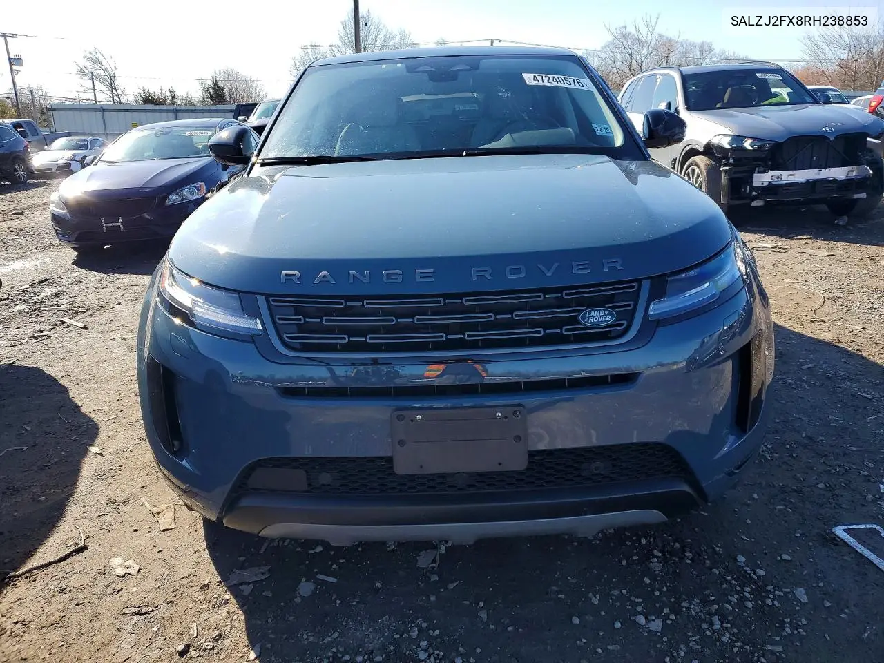 2024 Land Rover Range Rover Evoque S VIN: SALZJ2FX8RH238853 Lot: 47240576
