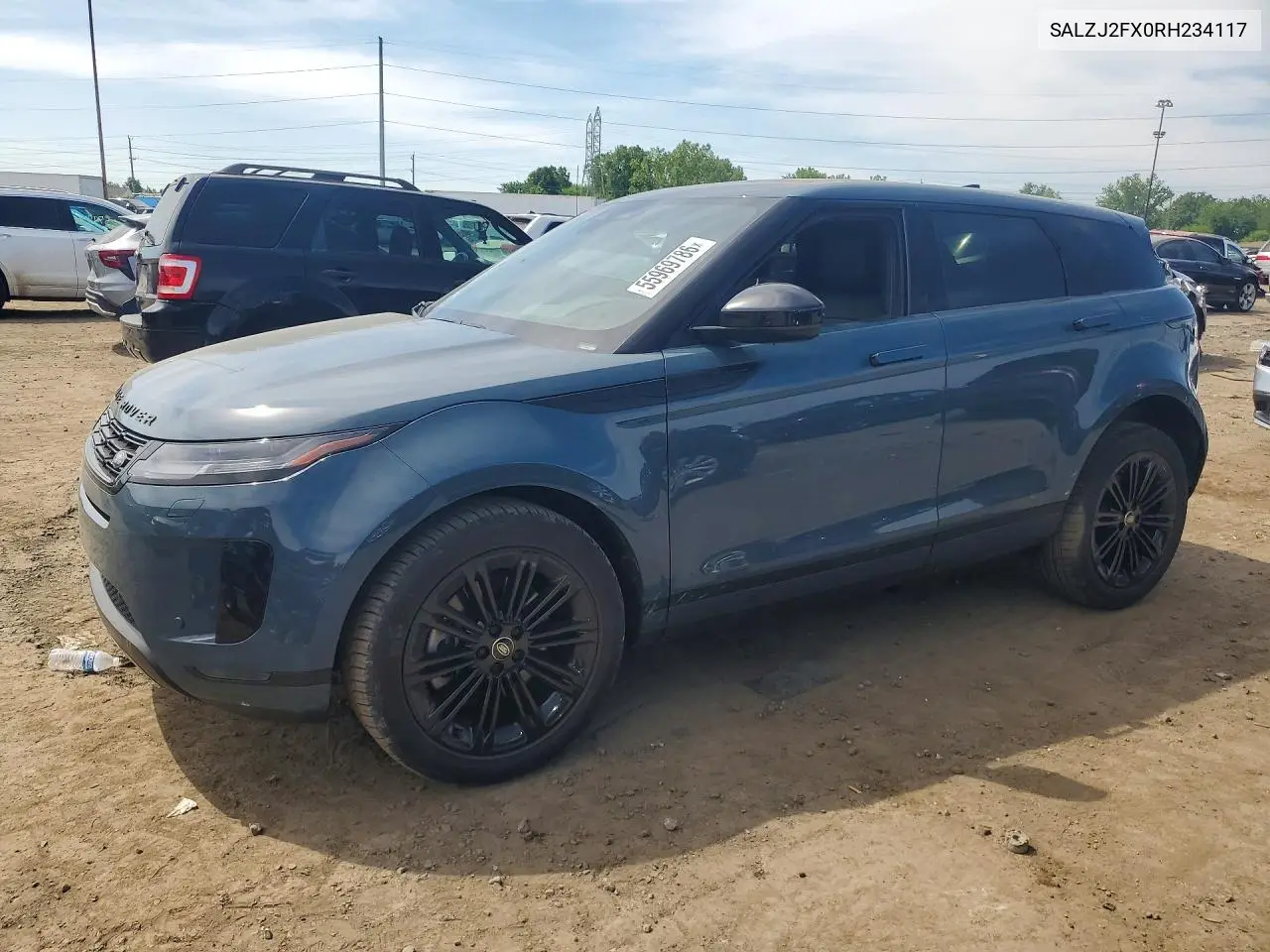 2024 Land Rover Range Rover Evoque S VIN: SALZJ2FX0RH234117 Lot: 55969786