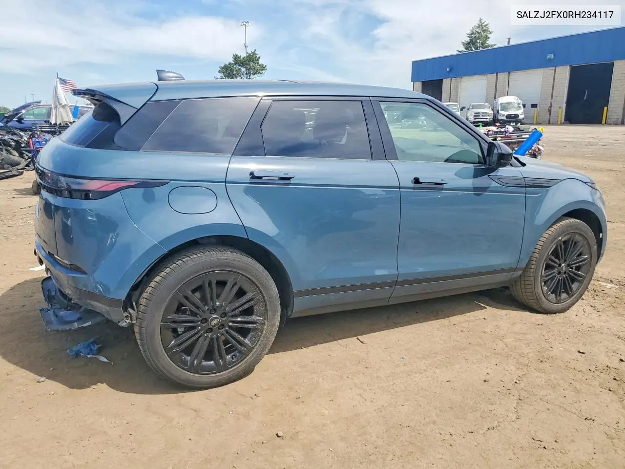 2024 Land Rover Range Rover Evoque S VIN: SALZJ2FX0RH234117 Lot: 55969786