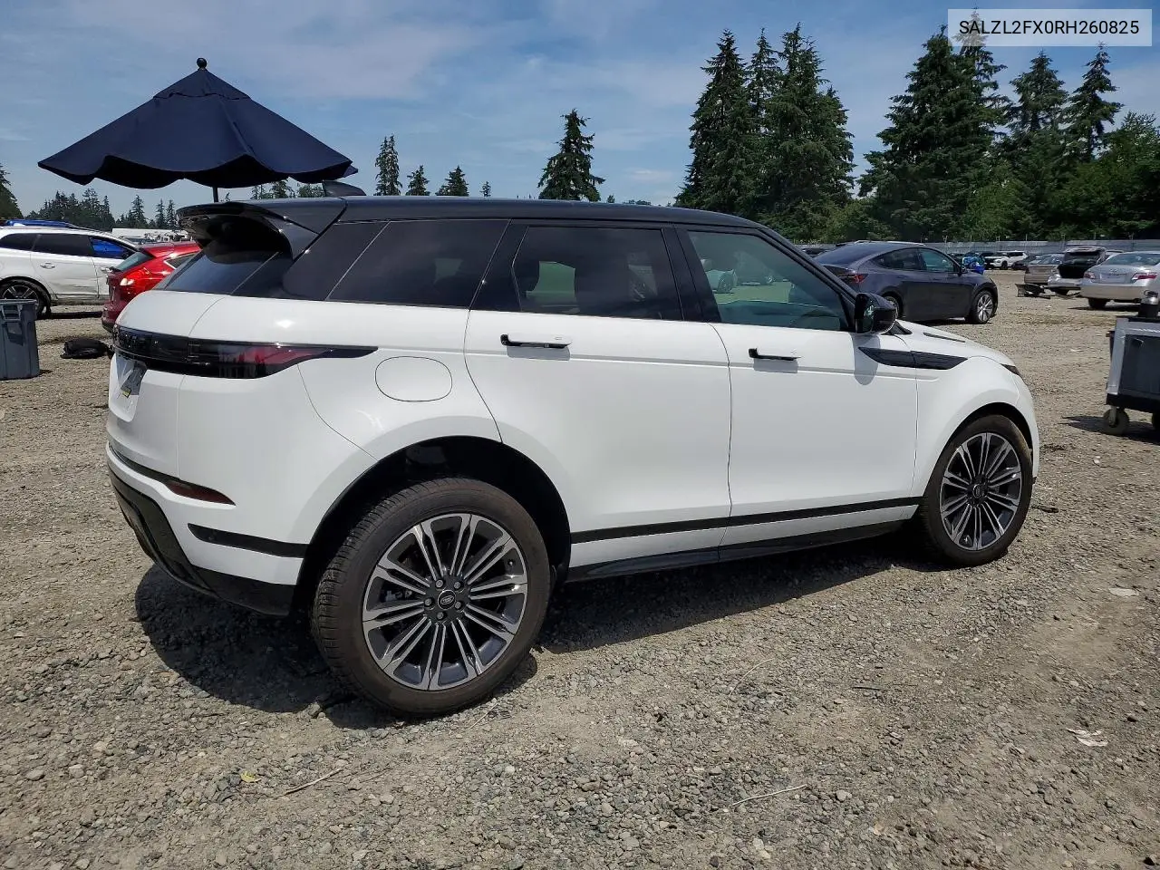 2024 Land Rover Range Rover Evoque Dynamic Se VIN: SALZL2FX0RH260825 Lot: 57073616