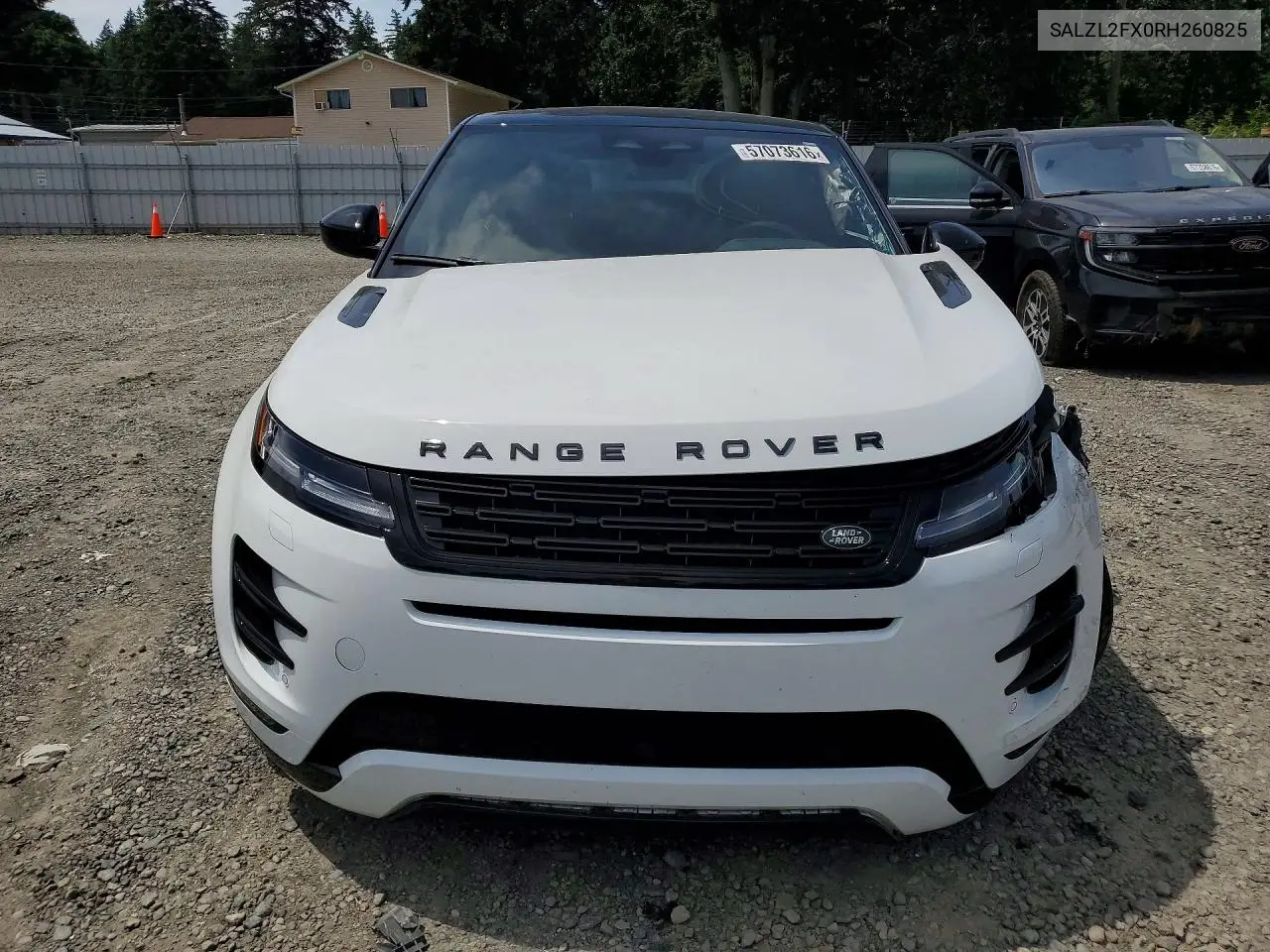 2024 Land Rover Range Rover Evoque Dynamic Se VIN: SALZL2FX0RH260825 Lot: 57073616