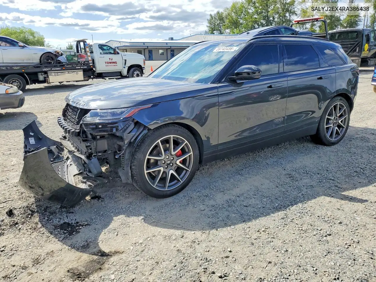 2024 Land Rover Range Rover Velar S VIN: SALYJ2EX4RA386438 Lot: 59743456