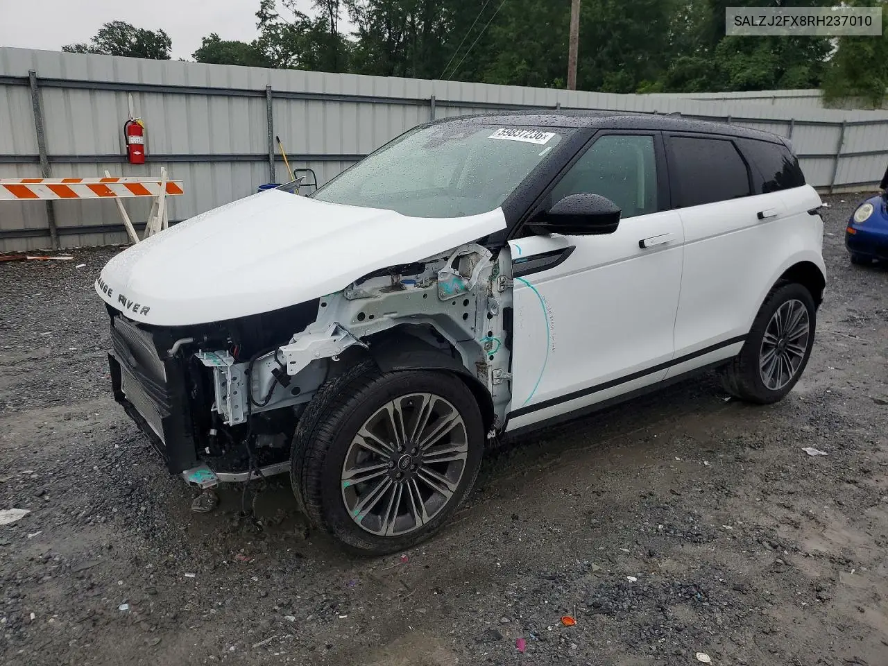 2024 Land Rover Range Rover Evoque S VIN: SALZJ2FX8RH237010 Lot: 59837236