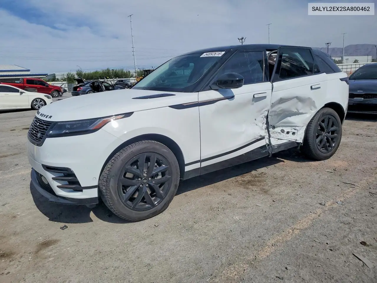 2025 Land Rover Range Rover Velar Dynamic Se VIN: SALYL2EX2SA800462 Lot: 54892616