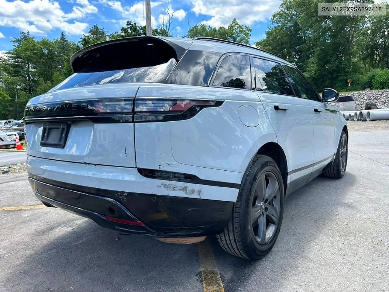 2025 Land Rover Range Rover Velar Dynamic Se VIN: SALYL2EX9SA397418 Lot: 55197636