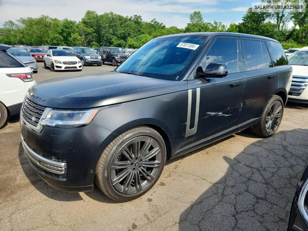 2025 Land Rover Range Rover Se VIN: SALKP9FU8SA323687 Lot: 57001586