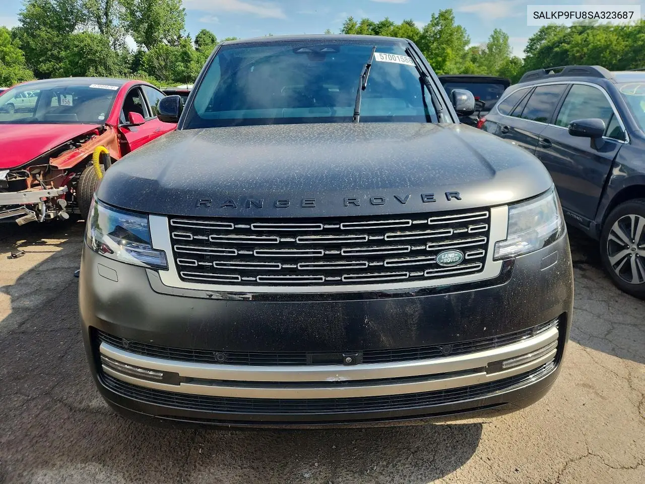2025 Land Rover Range Rover Se VIN: SALKP9FU8SA323687 Lot: 57001586