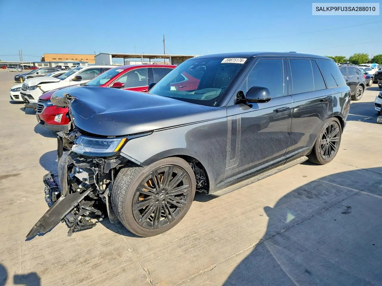 2025 Land Rover Range Rover Se VIN: SALKP9FU3SA288010 Lot: 59875176