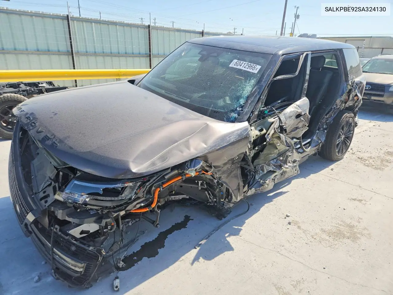 2025 Land Rover Range Rover Se VIN: SALKPBE92SA324130 Lot: 60412966