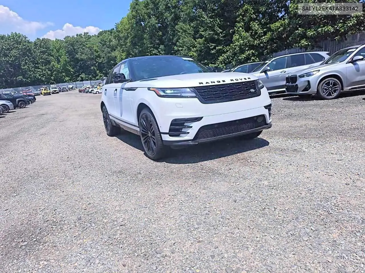 2026 Land Rover Range Rover Velar Dynamic Se VIN: SALYL2EX4TA833142 Lot: 55638046