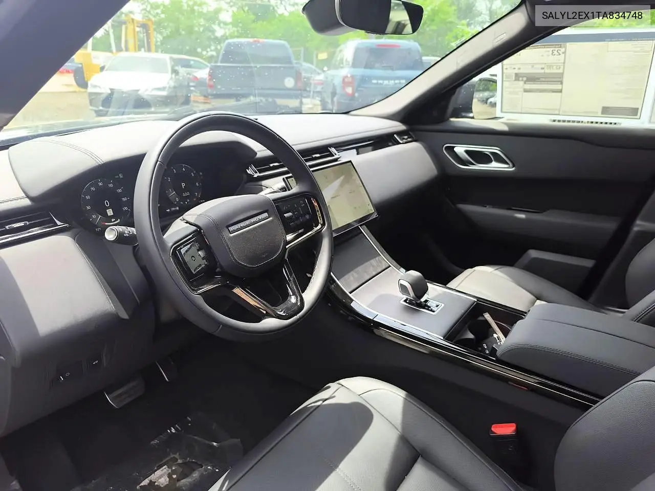 2026 Land Rover Range Rover Velar Dynamic Se VIN: SALYL2EX1TA834748 Lot: 55638096