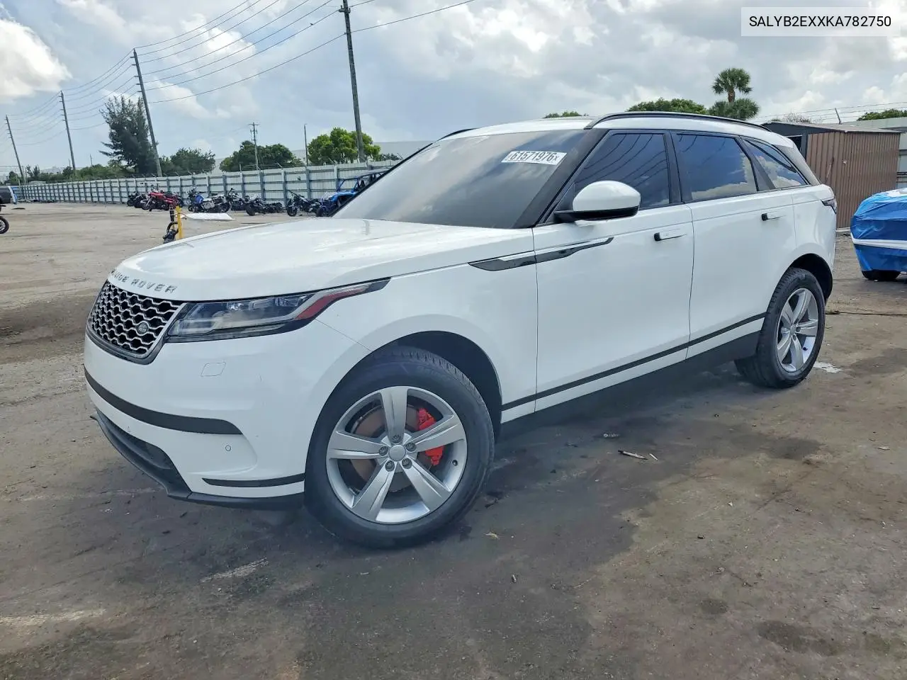 2027 Land Rover Range Rover Velar S VIN: SALYB2EXXKA782750 Lot: 61571976