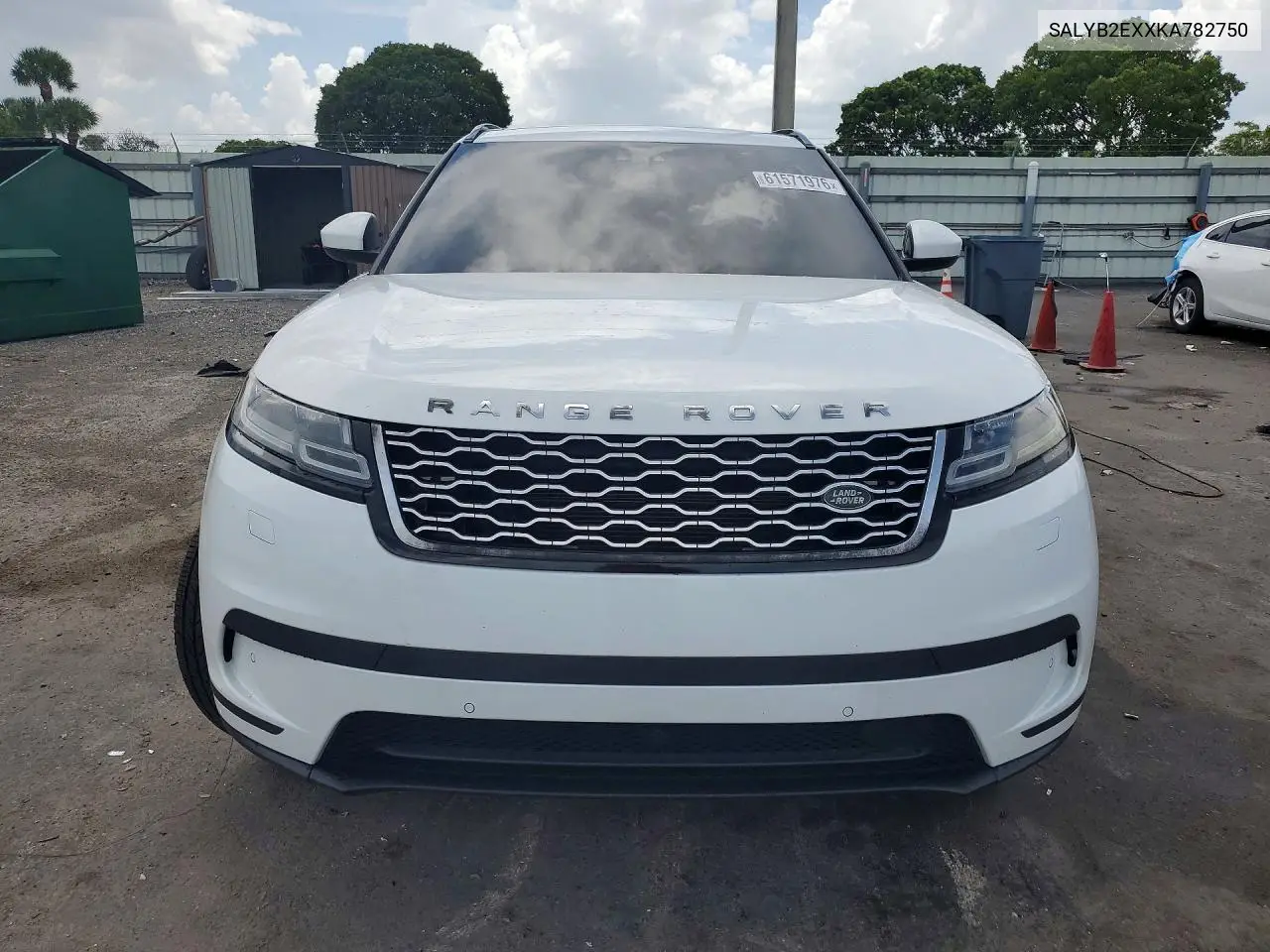 2027 Land Rover Range Rover Velar S VIN: SALYB2EXXKA782750 Lot: 61571976