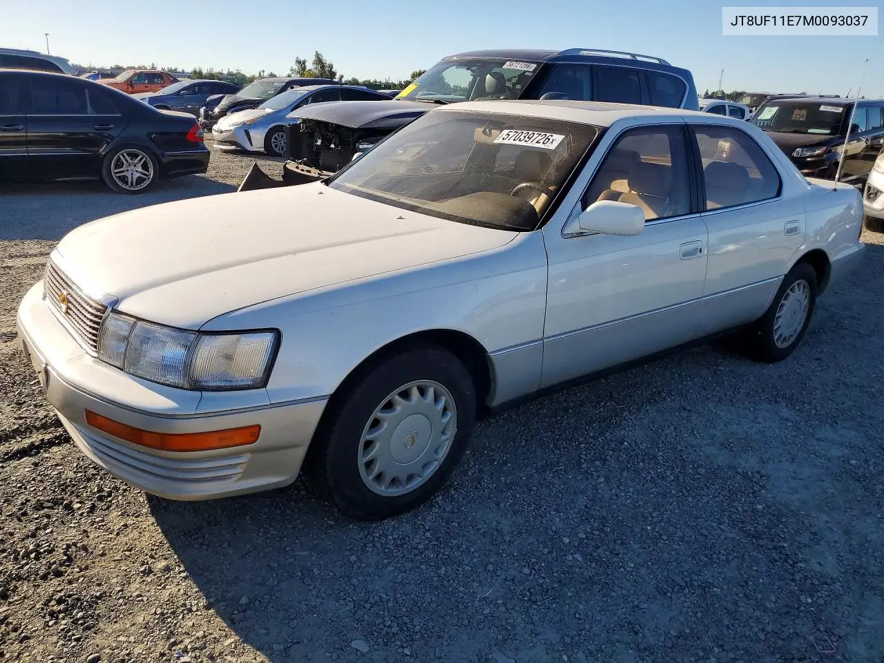 1991 Lexus Ls 400 VIN: JT8UF11E7M0093037 Lot: 57039726