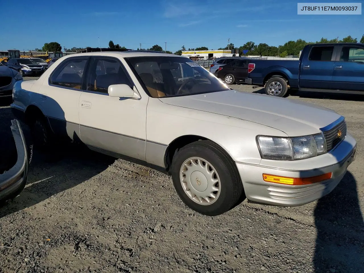 1991 Lexus Ls 400 VIN: JT8UF11E7M0093037 Lot: 57039726