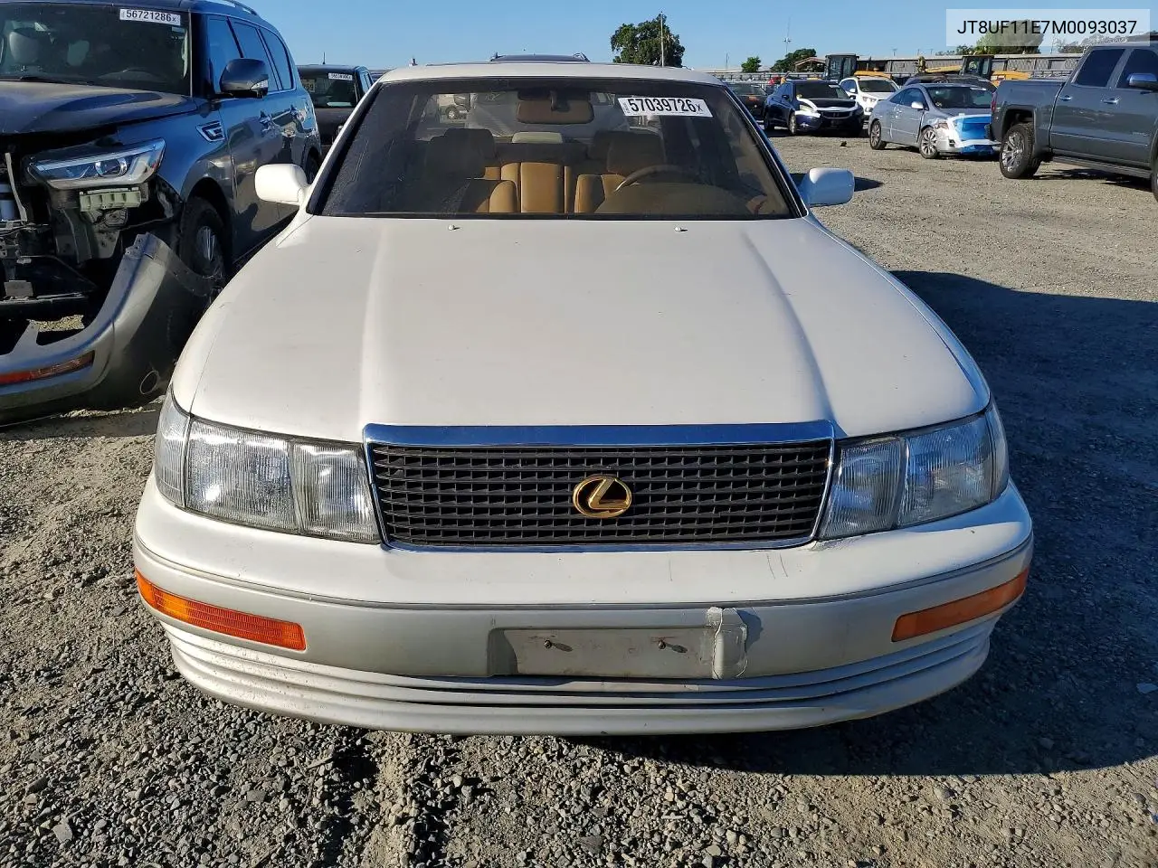 1991 Lexus Ls 400 VIN: JT8UF11E7M0093037 Lot: 57039726