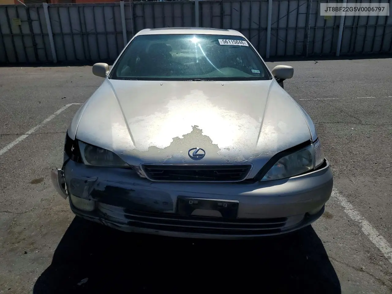 1997 Lexus Es 300 VIN: JT8BF22G5V0006797 Lot: 56115046