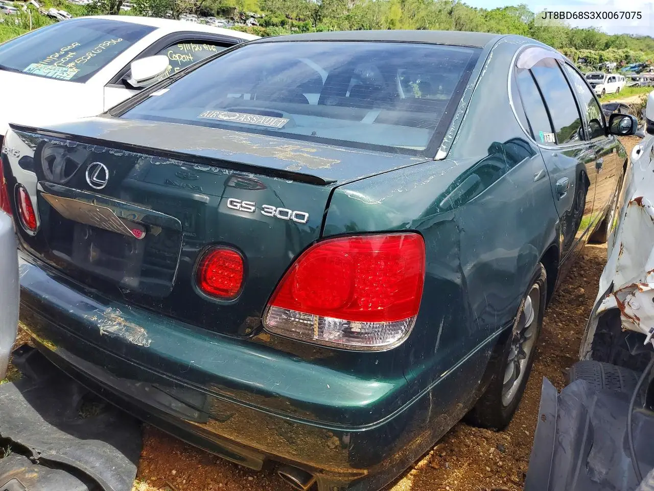 1999 Lexus Gs 300 VIN: JT8BD68S3X0067075 Lot: 52851396