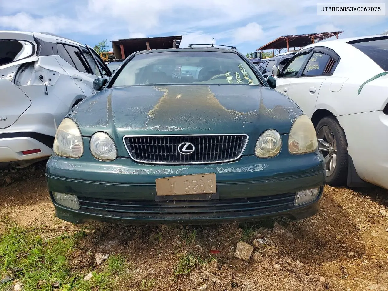 1999 Lexus Gs 300 VIN: JT8BD68S3X0067075 Lot: 52851396