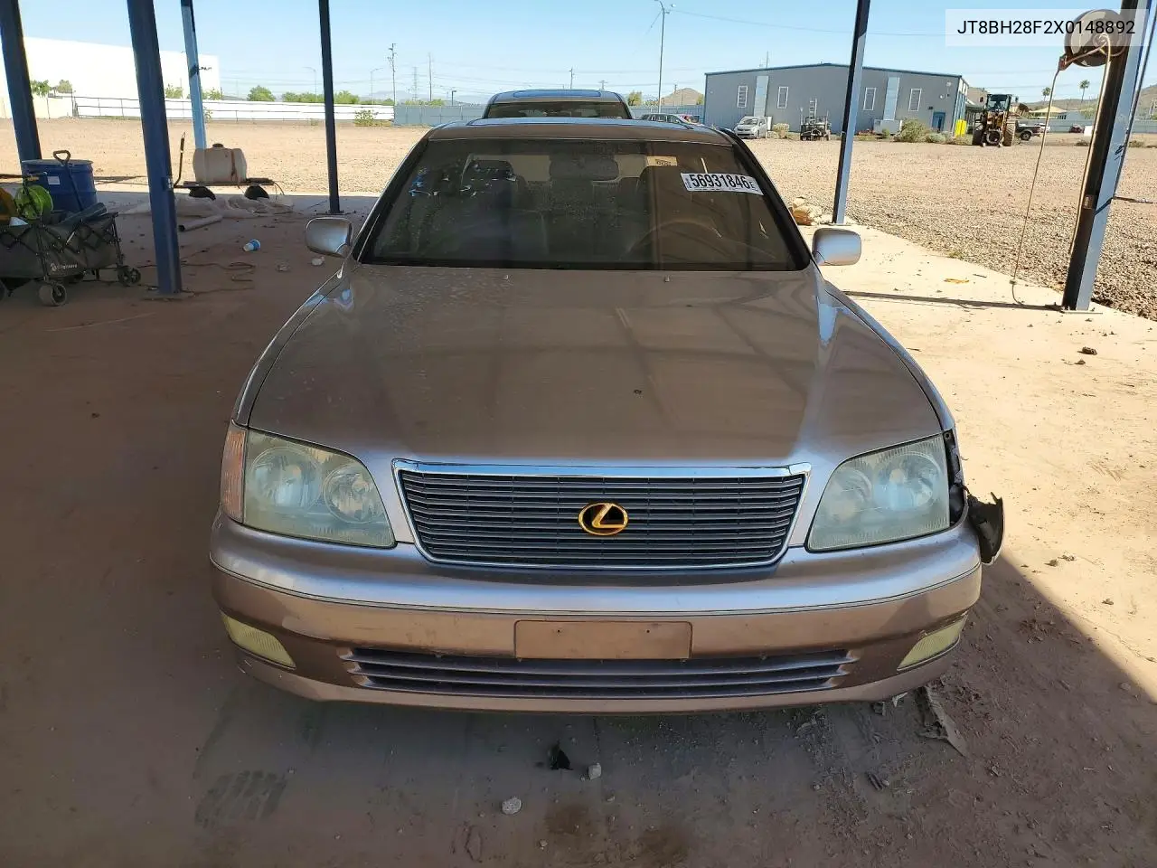 1999 Lexus Ls 400 VIN: JT8BH28F2X0148892 Lot: 56931846