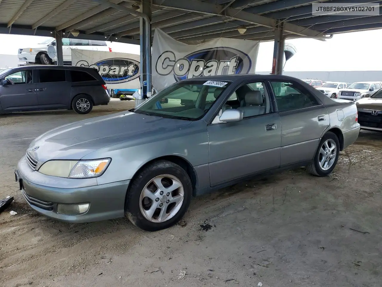2000 Lexus Es 300 VIN: JT8BF28GXY5102701 Lot: 53579856