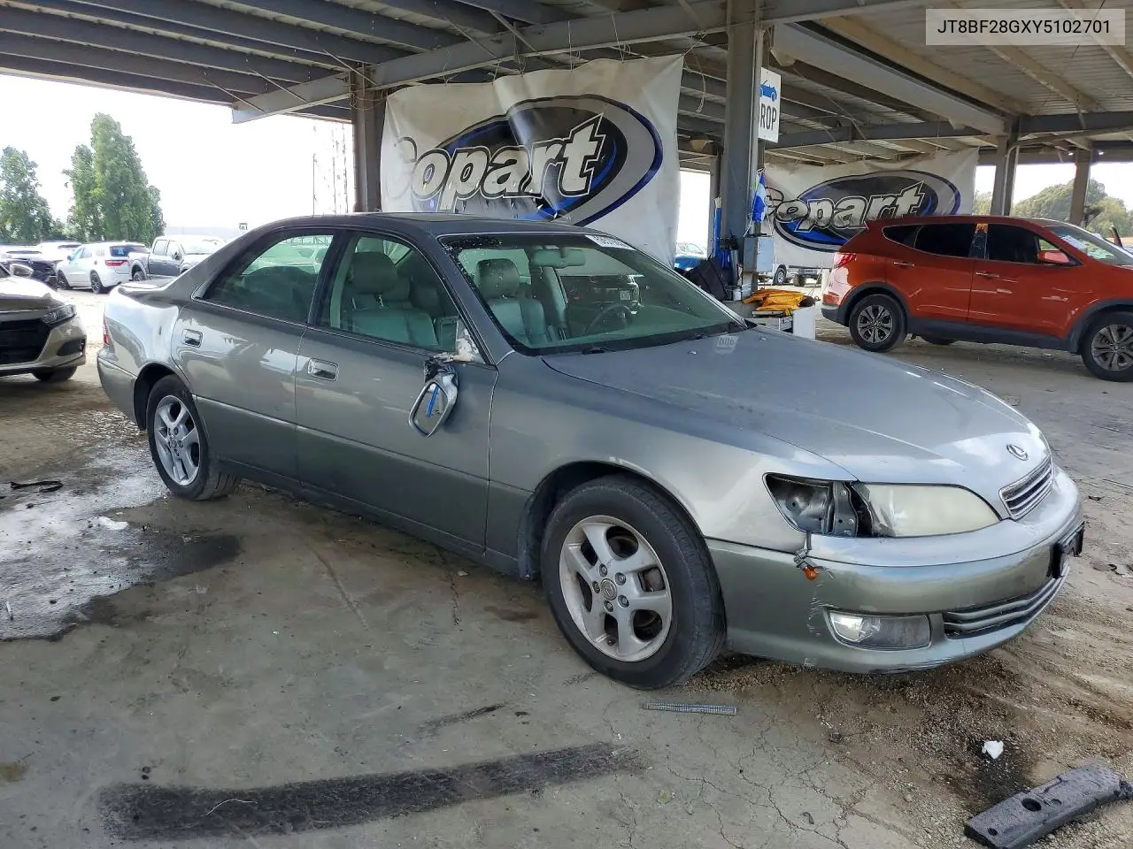 2000 Lexus Es 300 VIN: JT8BF28GXY5102701 Lot: 53579856