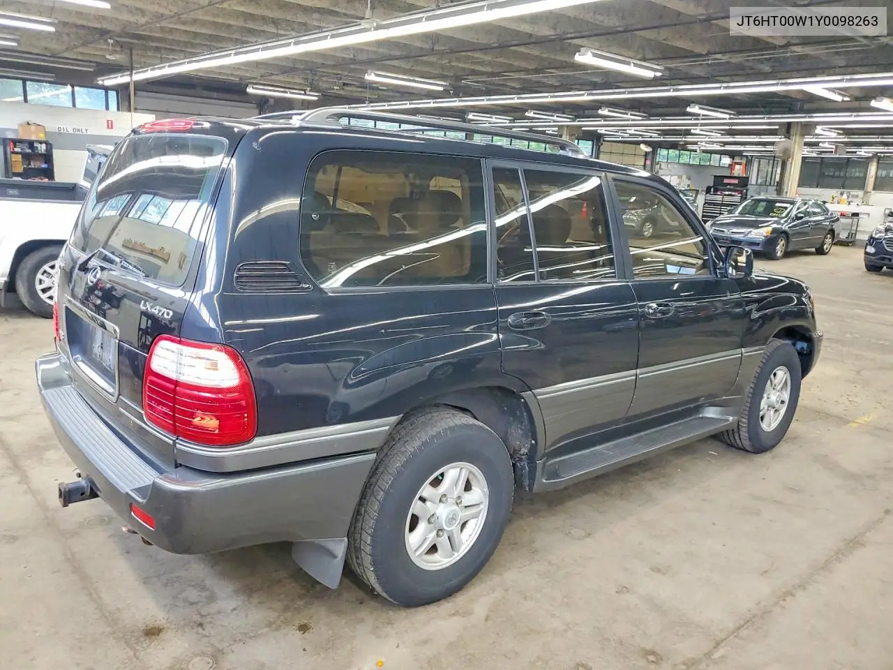 2000 Lexus Lx 470 VIN: JT6HT00W1Y0098263 Lot: 56365216