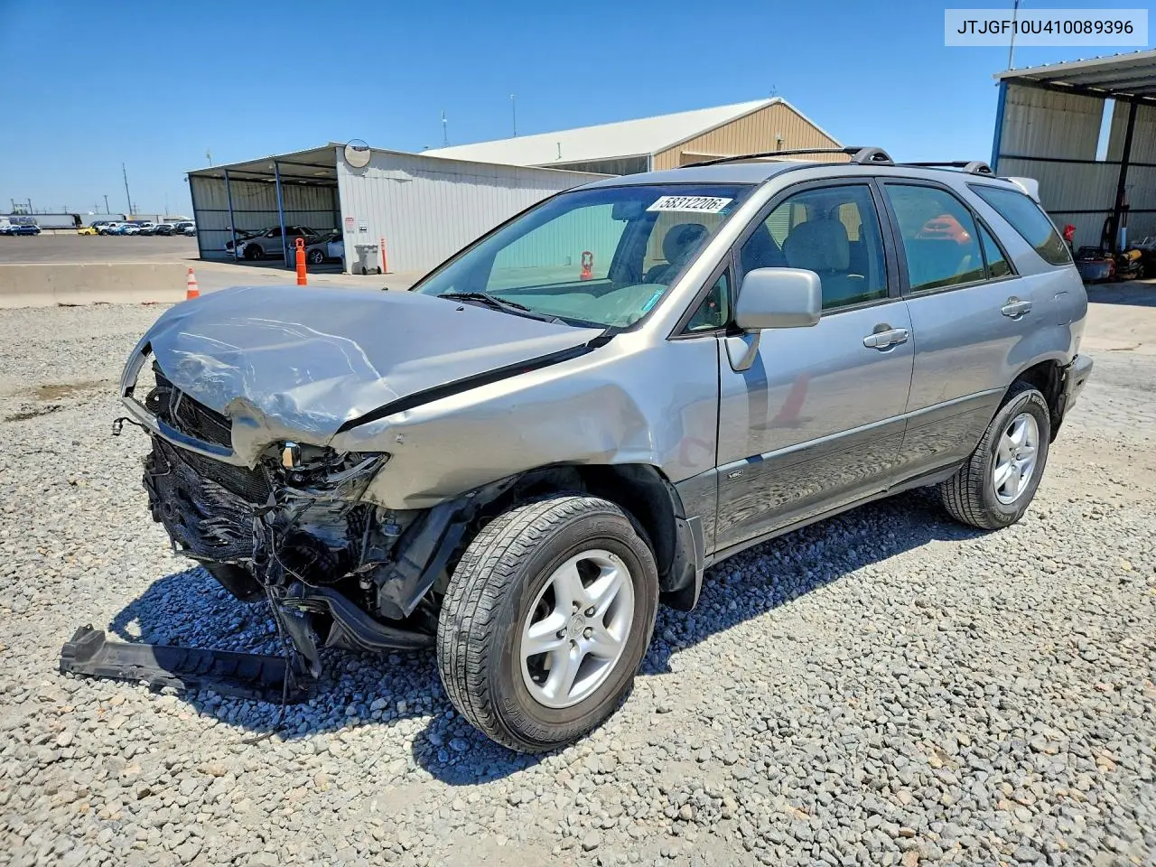 2001 Lexus Rx 300 VIN: JTJGF10U410089396 Lot: 58312206