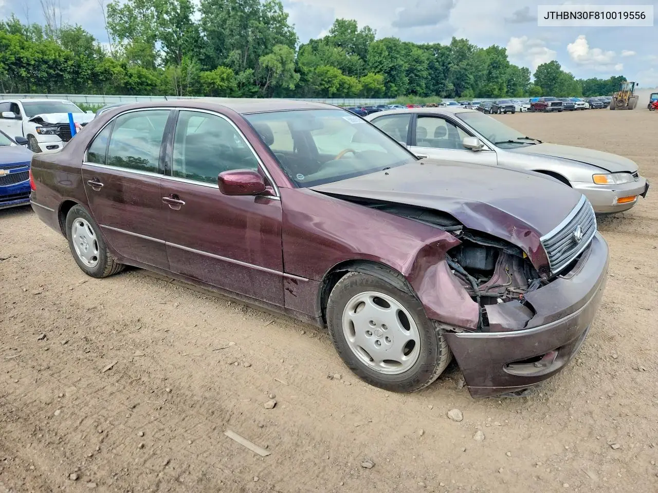 2001 Lexus Ls 430 VIN: JTHBN30F810019556 Lot: 59061016