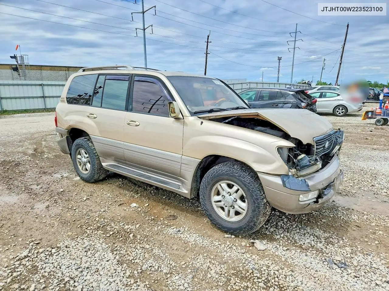 2002 Lexus Lx 470 VIN: JTJHT00W223523100 Lot: 52712996