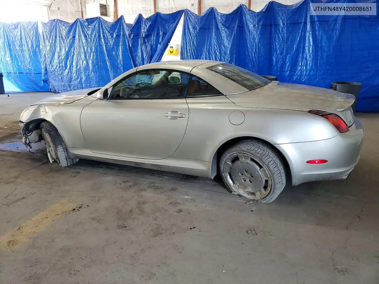 2002 Lexus Sc 430 VIN: JTHFN48Y420008651 Lot: 53754536