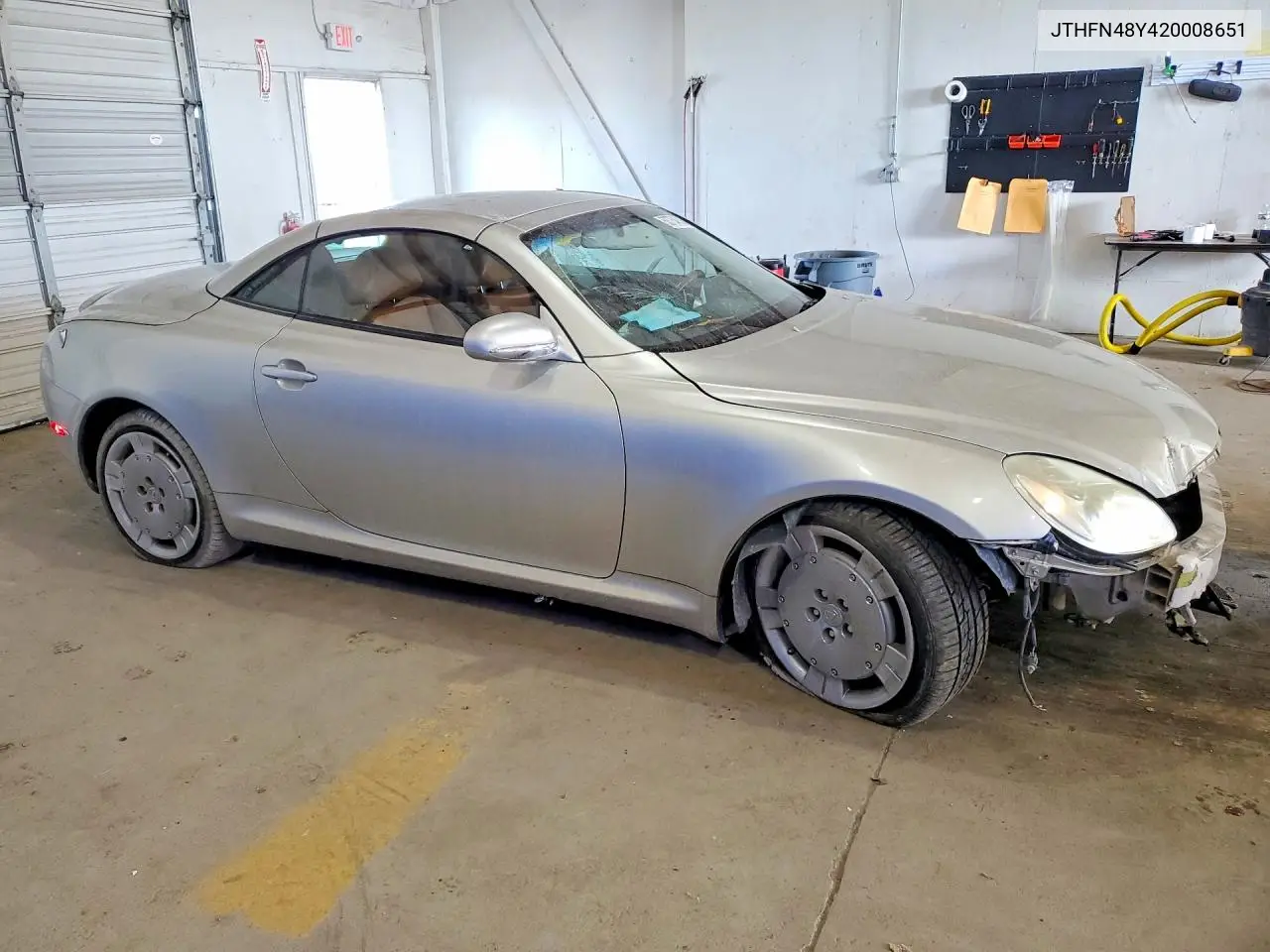 2002 Lexus Sc 430 VIN: JTHFN48Y420008651 Lot: 53754536