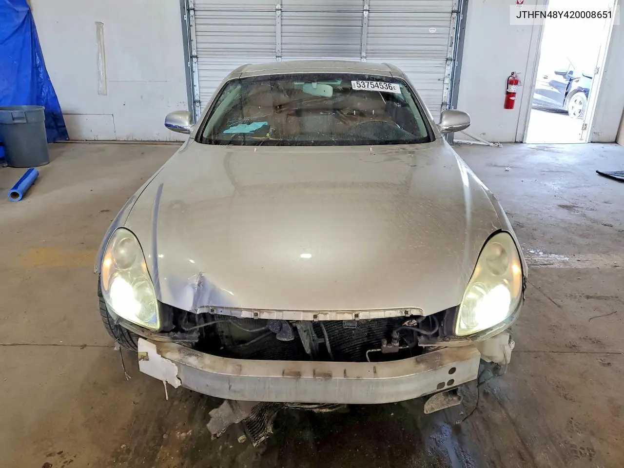 2002 Lexus Sc 430 VIN: JTHFN48Y420008651 Lot: 53754536