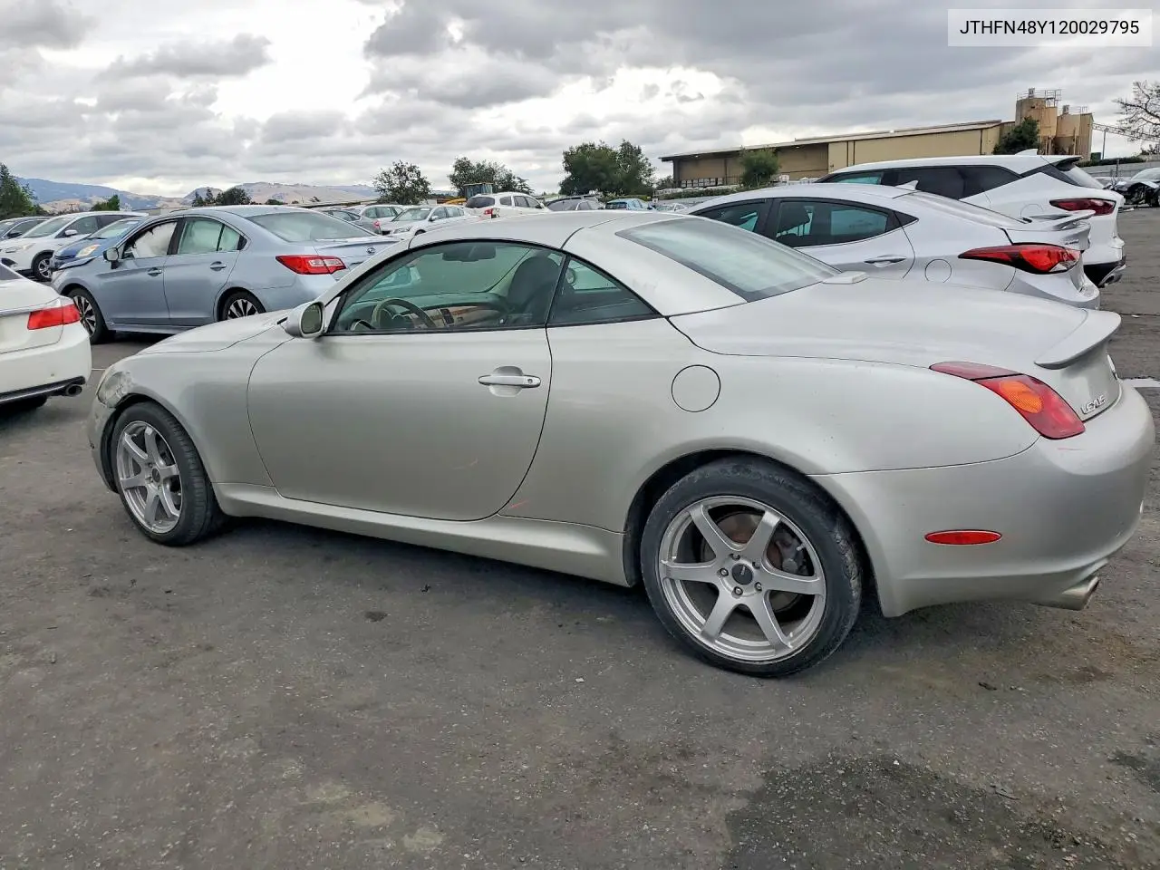 2002 Lexus Sc 430 VIN: JTHFN48Y120029795 Lot: 54549086