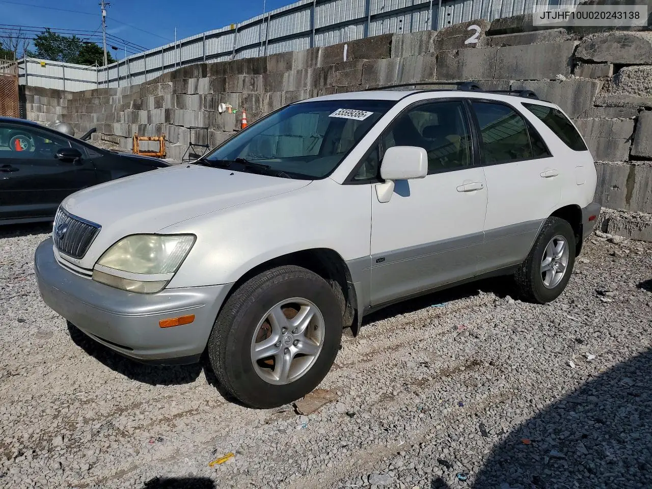 2002 Lexus Rx 300 VIN: JTJHF10U020243138 Lot: 55599386
