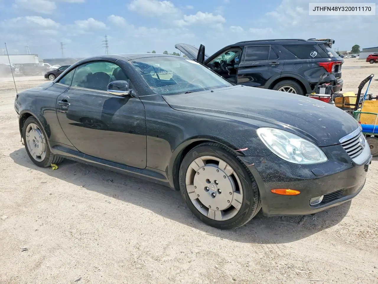 2002 Lexus Sc 430 VIN: JTHFN48Y320011170 Lot: 57731326