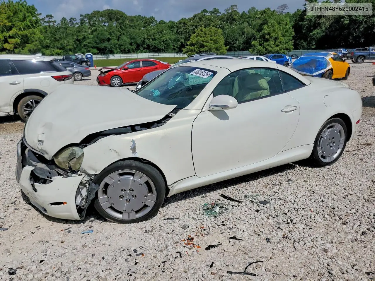 2002 Lexus Sc 430 VIN: JTHFN48Y620002415 Lot: 58236126