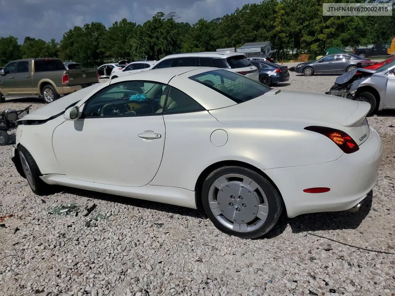 2002 Lexus Sc 430 VIN: JTHFN48Y620002415 Lot: 58236126
