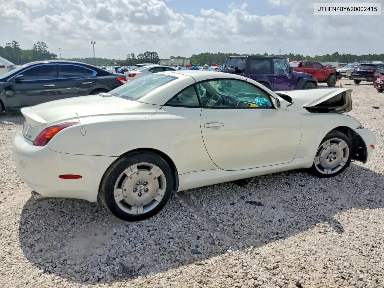 2002 Lexus Sc 430 VIN: JTHFN48Y620002415 Lot: 58236126