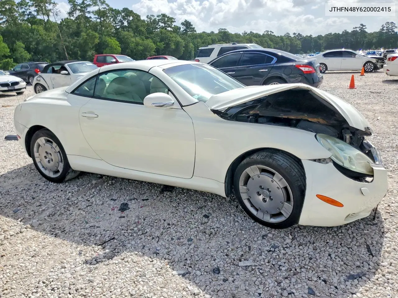 2002 Lexus Sc 430 VIN: JTHFN48Y620002415 Lot: 58236126