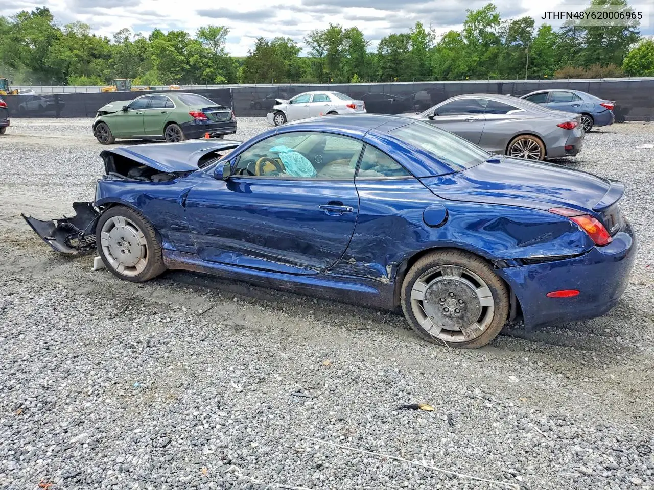 2002 Lexus Sc 430 VIN: JTHFN48Y620006965 Lot: 58557906