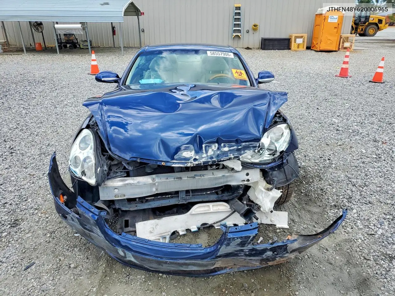 2002 Lexus Sc 430 VIN: JTHFN48Y620006965 Lot: 58557906